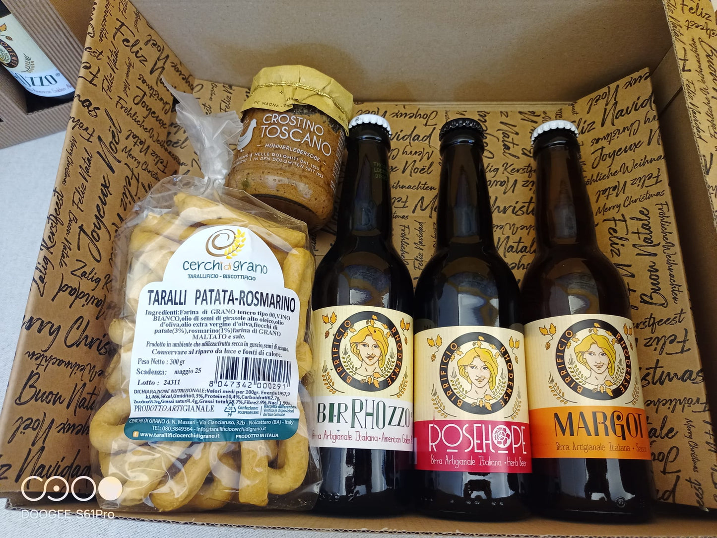 Cesto Regalo Birra Artigianale – «APERITIVO con la birra artigianale» | Birrificio Rhodense (SOLO NEGOZIO)