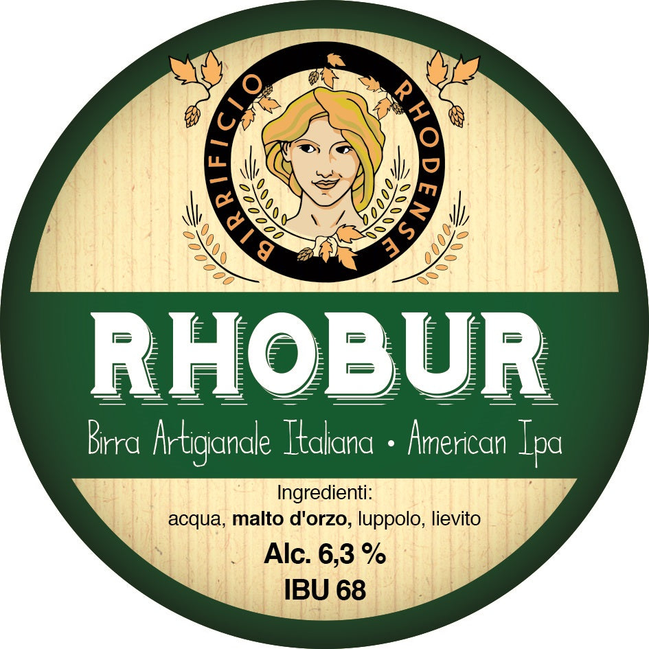 birra artigianale bottiglia birrificio rhodense rossa ambrata ipa