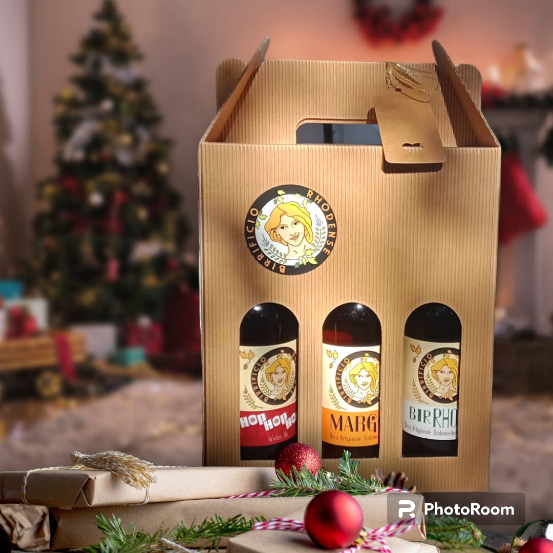 Confezione REGALO 3 Bottiglie da 0,33 - Birra Artigianale | Birrificio Rhodense (Rho) - SOLO KM0