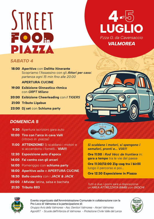 Street Food in Piazza a Valmorea: due giorni di festa con Birrificio Rhodense