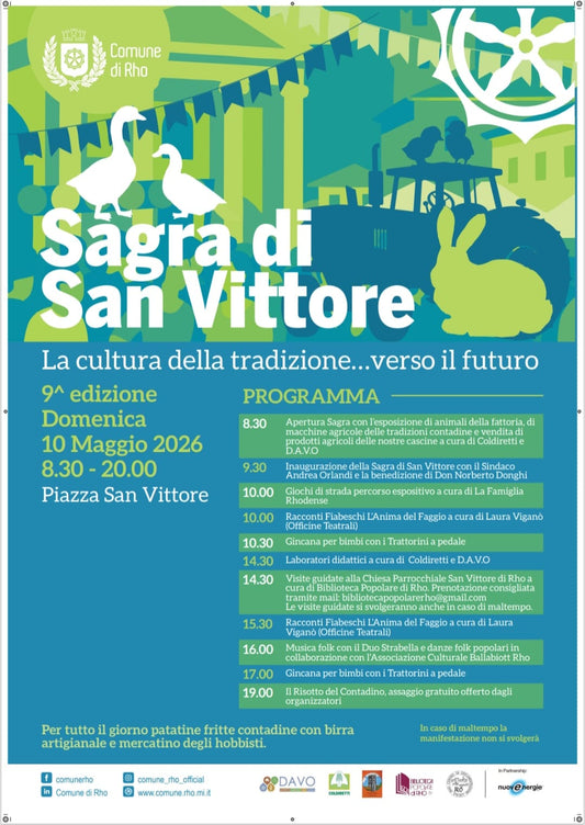 🍻 Sagra di San Vittore 2026 a Rho: tradizione, festa e birra artigianale