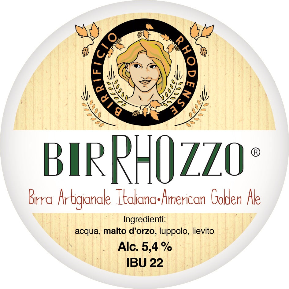 birra artigianale bottiglia birrificio rhodense golden ale 