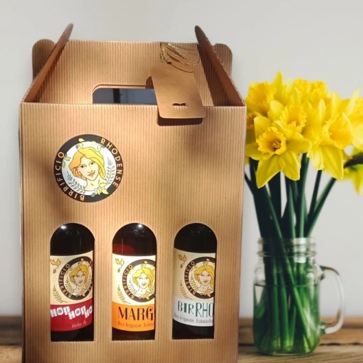 Confezione REGALO 3 Bottiglie da 0,33 -  Birra Artigianale | Birrificio Rhodense (Rho) - SOLO KM0