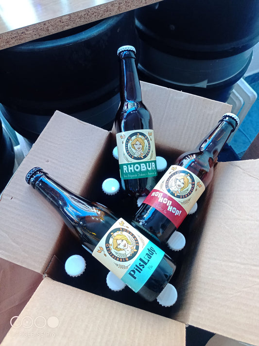 LA SELEZIONE DI LADYBIRRA ! - 12 Bottiglie MISTE da 0,33 - Birra Artigianale  | Birrificio Rhodense (Rho)