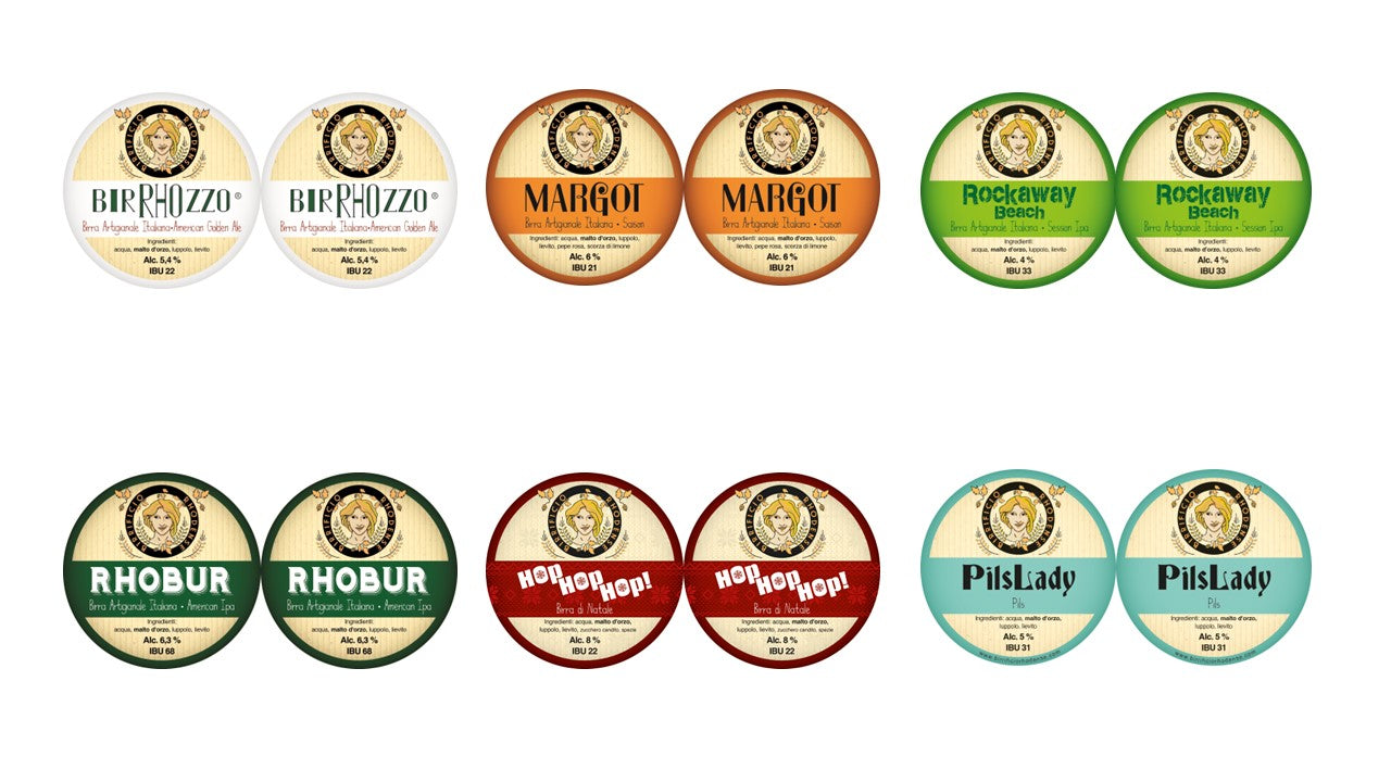 Box 12 Bottiglie MISTE da 0,33 -  Birra Artigianale  | Birrificio Rhodense (Rho)